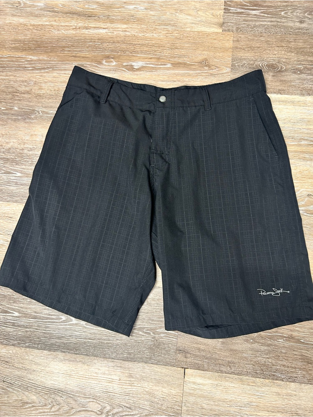 Panama Jack Original Men’s Size 36 Black W/ Subtle Gray Pattern Quick Dry Golf